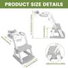 New Foldable Children's Toilet Seat Portable Baby Potty Training Toilet Cushion Toddler Auxiliary Pot Step Stool Urinal
