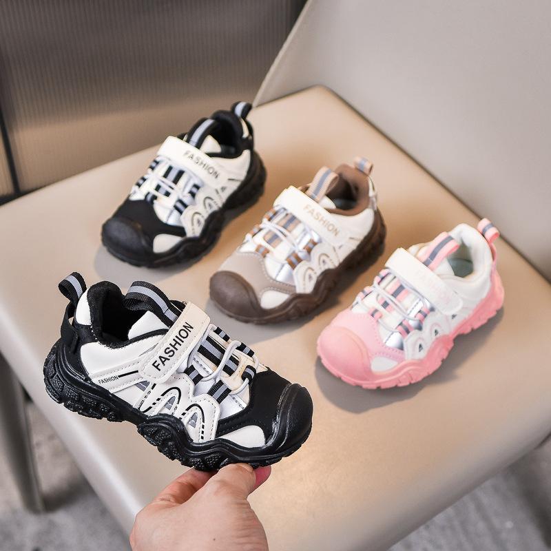 Classmate girls sports shoes spring and autumn 2025 new breathable boys shoes soft sole children's dad shoes non-slip