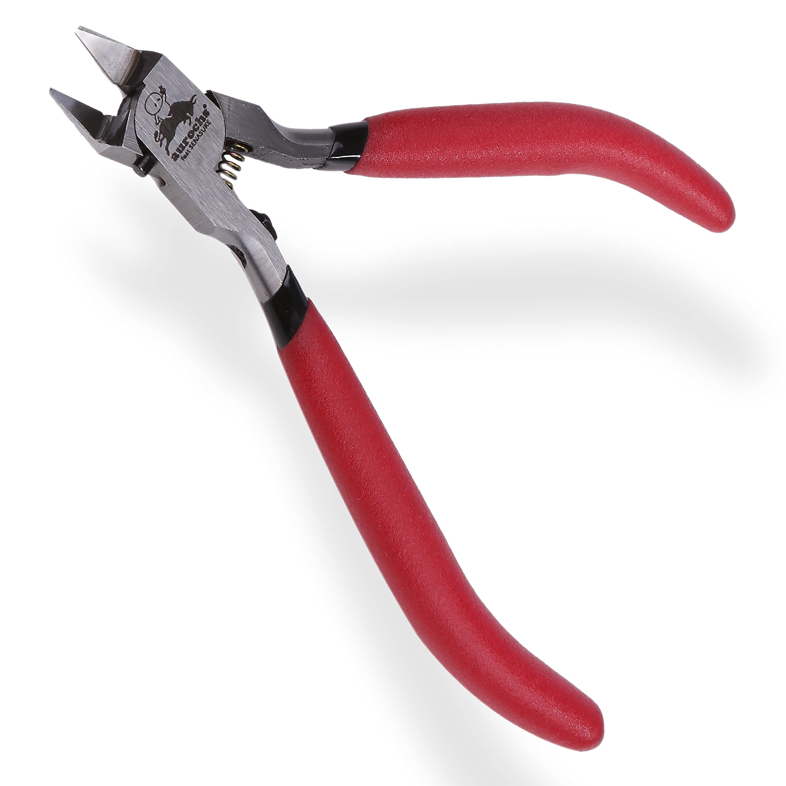 

aurochs Прецизионные режущие инструменты для Gate Senasuke Модель для сотрудничества Ультратонкие однолезвийные кусачки, Пластик, Резка, (Красно-черный, для правой руки)