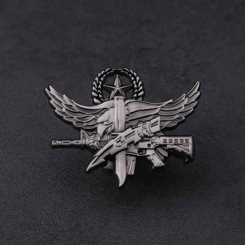 

Металлический значок старшего оператора специального агента США, плечевой значок, значок на шляпу, памятный значок, квалификационный значок, значок мастерства