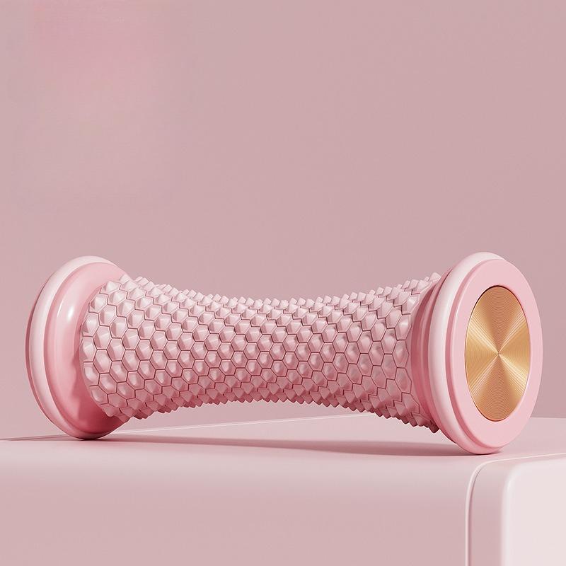 

Foot Roller Yoga Massage Ball Plantar Fascia Roller Muscle Relaxation Care Plastic Manual Foot Massager розовый