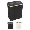 Recycling Bin Storage Reusable Double Inner Bag Foldable Recycling Storage Collection Container with