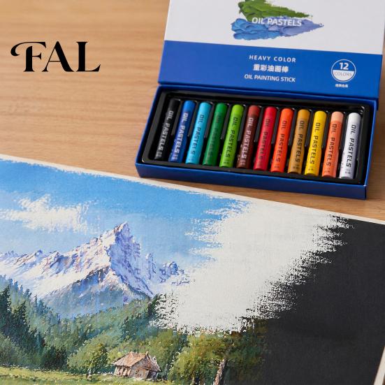 Professionelle Ölpastellkreiden Wasserlösliches Pastellset, Wasserlöslicher Malstift, Hohe Nass- und Trockenabdeckung Mehrfarbige Buntstifte, für Kinder