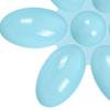Cat Food Bowl Plastic 6 Petals Long Lasting Easy To Clean Puppy Food Feeder for Small Cats Kittens
