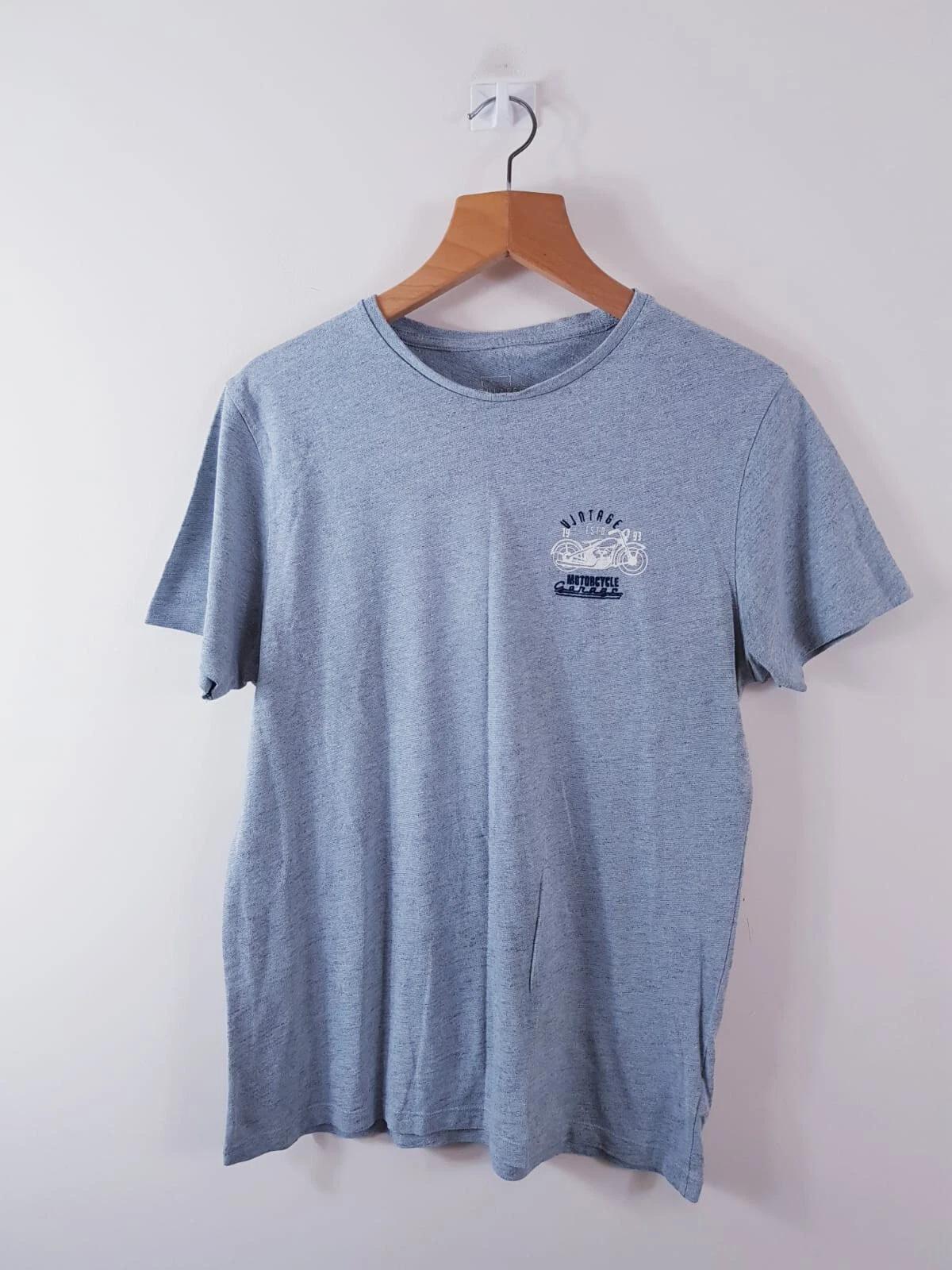 Men’s Biker T shirt Motorcycle Tee Vintage Medium 3XL