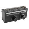 with Volume Control Knob Audio Selector Switcher Signal Selector  for Speaker Subwoofer
