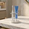 Toothbrush and Toothpaste Holder Waterproof with Resin Base