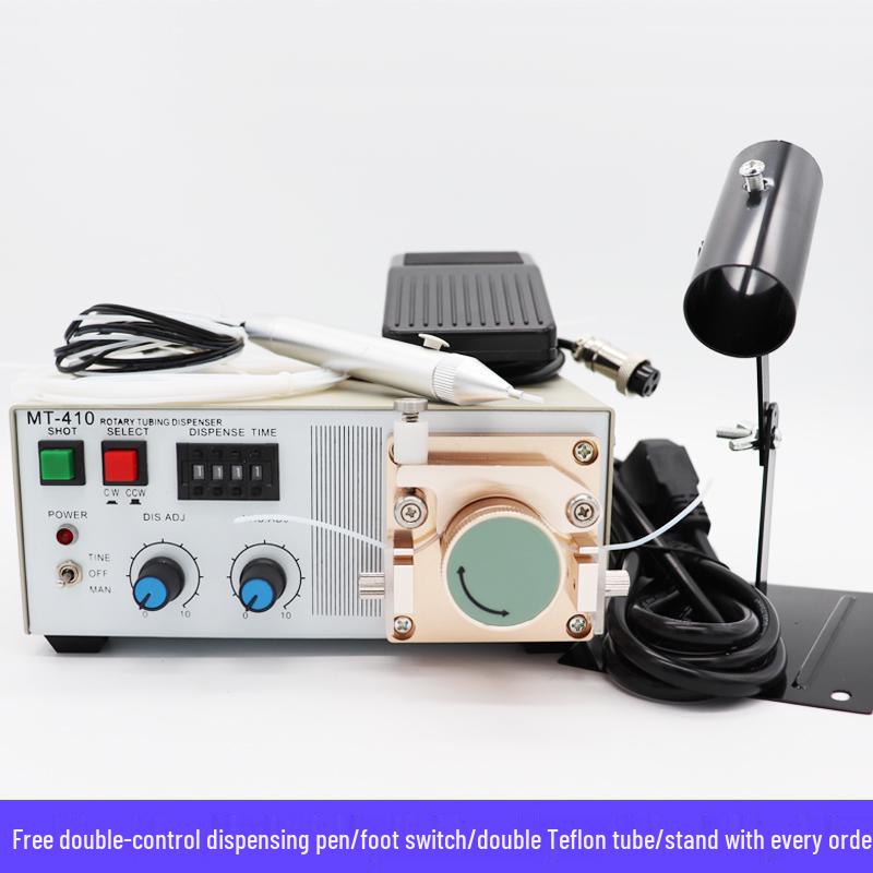 

Automatic Peristaltic Dispensing Machine for Cyanoacrylate and Anaerobic Adhesives (Model MT-410)