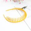 1Pc Headband Convenient Wave Big Comb Simple Hairband Fashion Headdress Hair Hoop Plastic