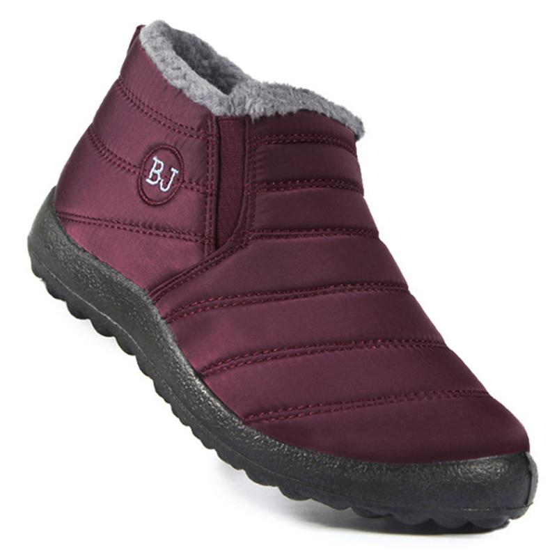 Fashion Men Boots 2024 Winter Shoes For Men Waterproof Snow Boots Winter Botas Hombre Warm Fur Ankle Boots Mens Botines