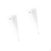 2x 16cm Clear Flower Planter Terrarium Flowerpot Home Living Room