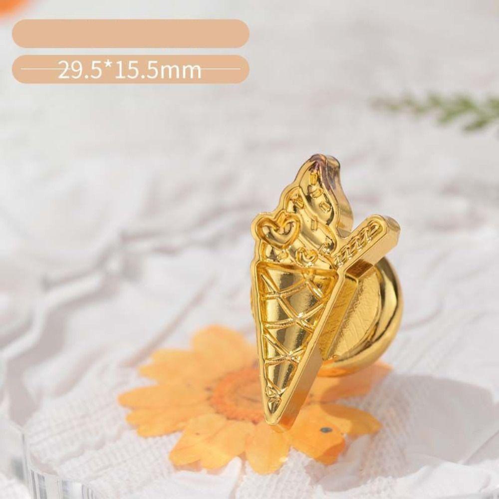 European-style Retro Sealing Wax Stamp Head Snowflake Wax Seal Stamp Polyshaped Head  Stamp