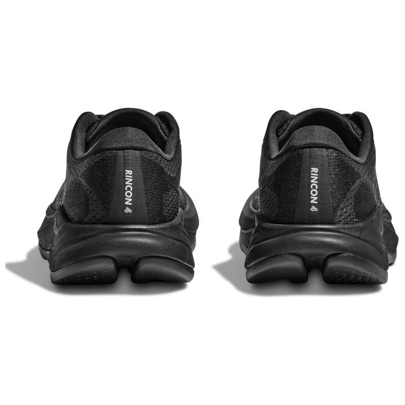 HOKA One One RINCON 4 Slip Resistant Low Top Running Shoes Men's Black Sneakers 1155132-BBLC