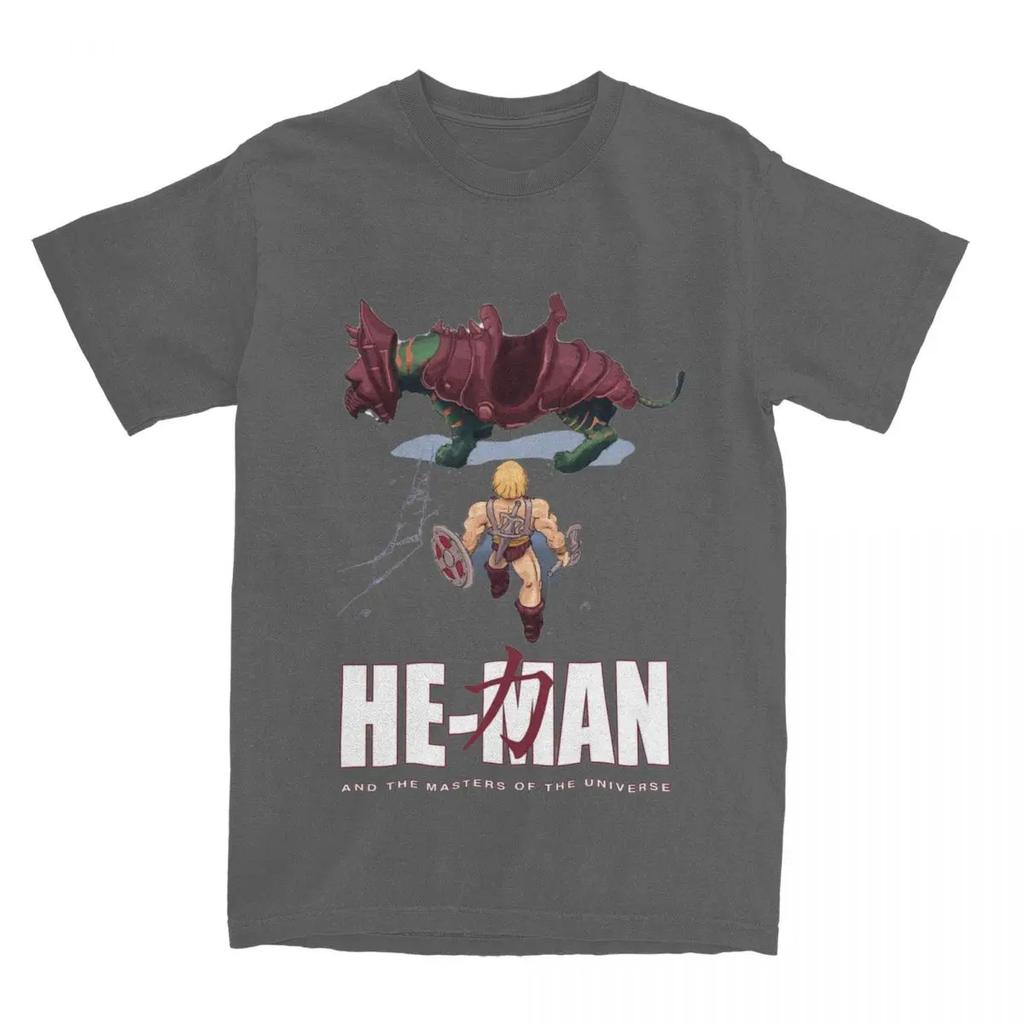 He-Man Władcy Wszechświata Koszulka Odzież Męska Damska Rekreacyjna Koszulka z Krótkim Rękawem Topy Pomysł na Prezent