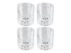 Set of 4 Elegant Crystal Glasses for Whisky Cognac Gift Set
