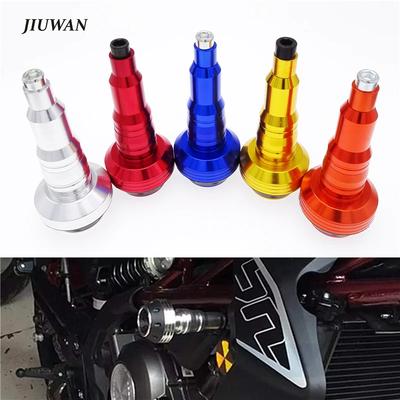 1 Pcs Universal Aluminum Motorcycle M10 Frame Slider Falling Protector Anti Crash Ball Engine Crash Pad For Suzuk