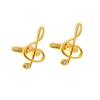 Gold Treble Clef Cufflinks Cufflinks Cufflinks N01341