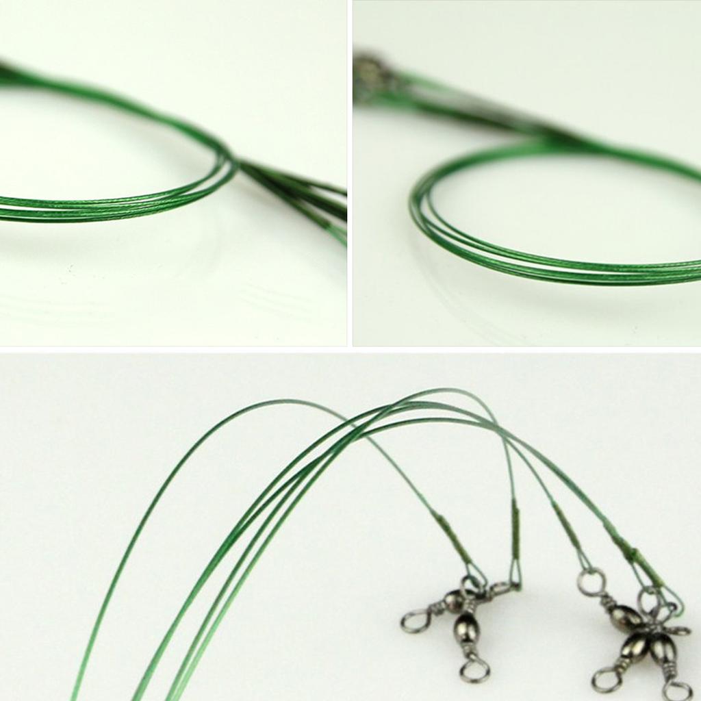 High Strength Ball Bearing Fishing Swivels For Wire Leading Line Connector New