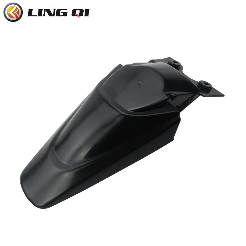 LINGQI Modified Plastic Rear Fender Fit To KLX 110 KX65 Pit Dirt Bike Mudguards Tail Fender Protector Guards for KLX110