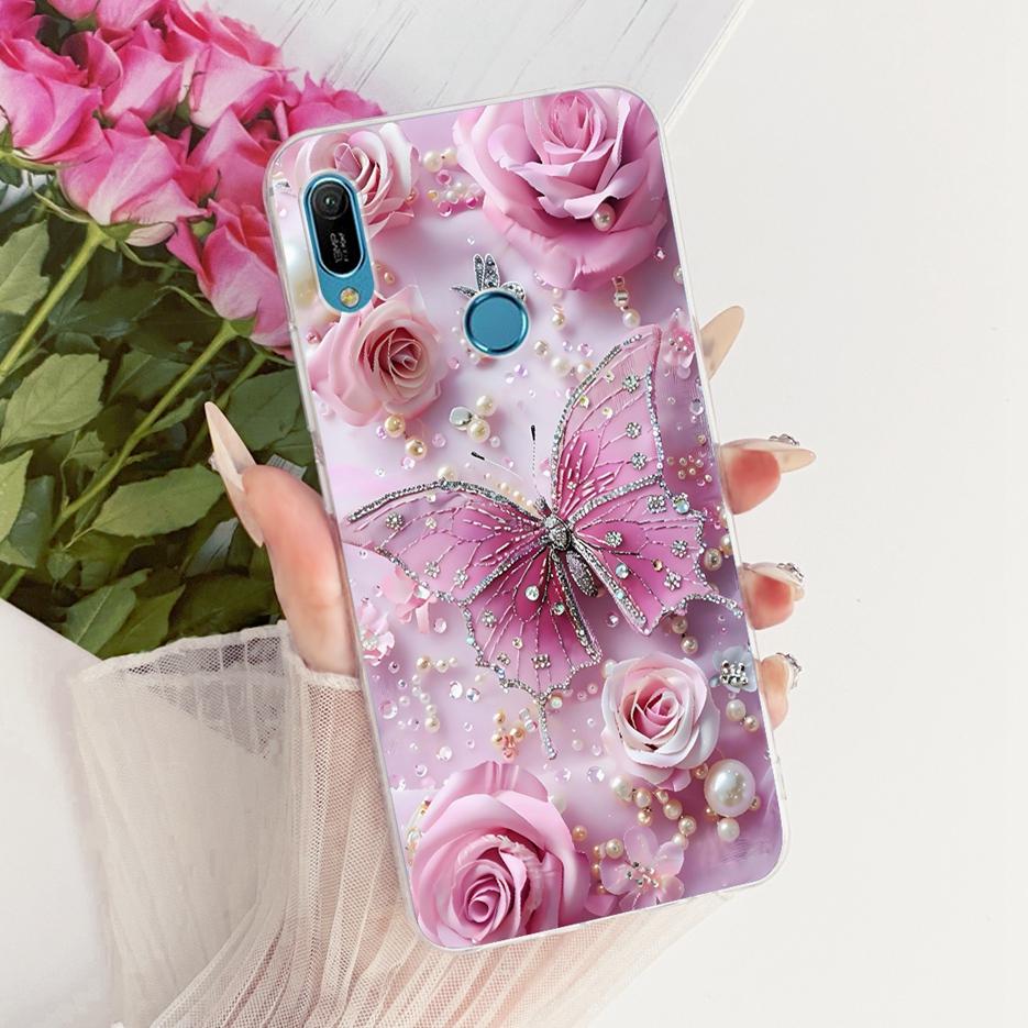 For Huawei Y6s 2019 Case JAT-LX3 Cute Lion Fashion Painted Cover Soft Silicone Case For Huawei Y6 Prime 2019 Y62019 Fundas Coque