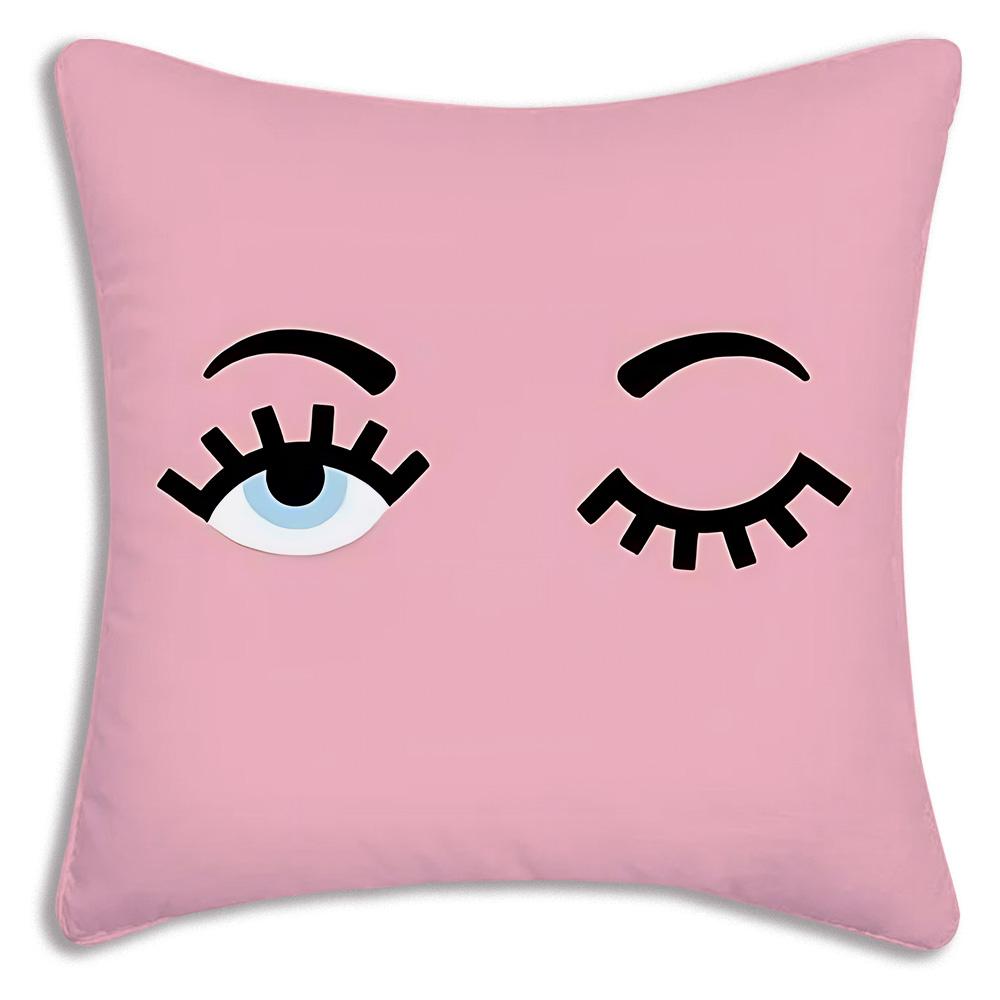 Hot Eyes Pillow Covers Cartoon Sofa Decorative Home C-Chiara Double-sided Printing Short Plush Cute Cushion F-Ferragnies Cover