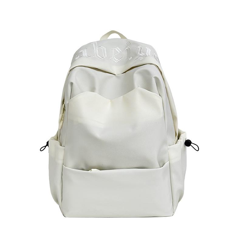 Schoolbag Backpack Large Capacity Junior High School Student School Bag Versatile New Men's and Women's College Students Short Trip Backpack School