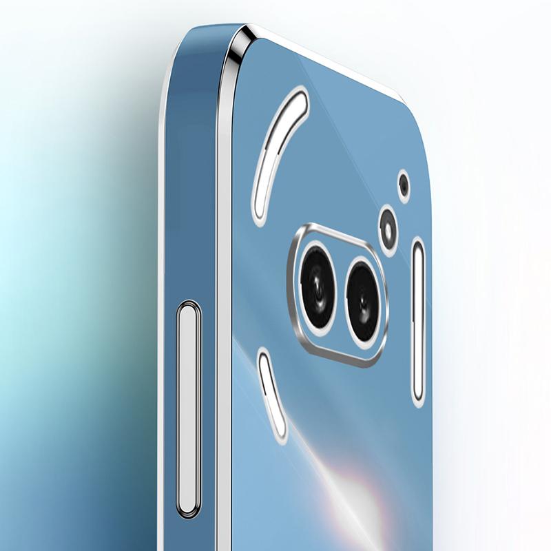XINLI For Nothing Phone (2a) TPU Case Electroplating Edge Protective Phone Cover