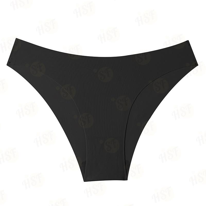 Damen Frühling und Sommer Dünn Sexy Neu Einfarbig Eis Seide Spurlos an der Taille Dreieck Slips