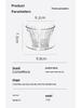 Meteor Shower Pour-Over Coffee Drip Filter Cup - Flat Bottom Household Coffee Brewing Utensil