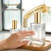 30ml Transparent Glass Refillable Perfume and Essential Oil Travel Bottle