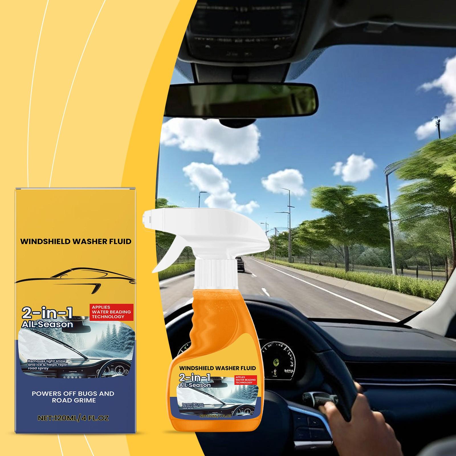 

Средство для мытья лобового стекла автомобиля Очиститель для очистки окон Очиститель с защитой от дождя 120 мл One Size жёлтый