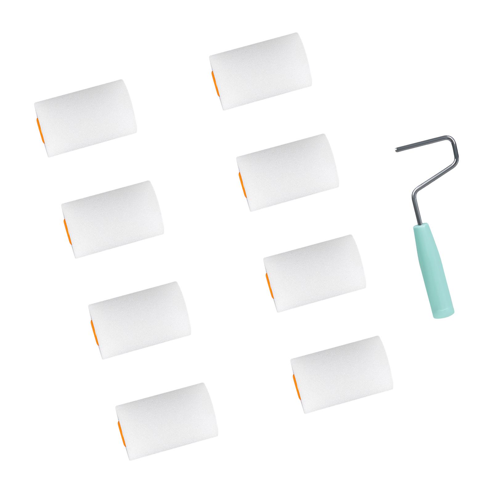 

Набор из 9 поролоновых валиков для покраски небольших размеров, поролоновые валики, валик для покраски внутренних стен для красок на водной основе A