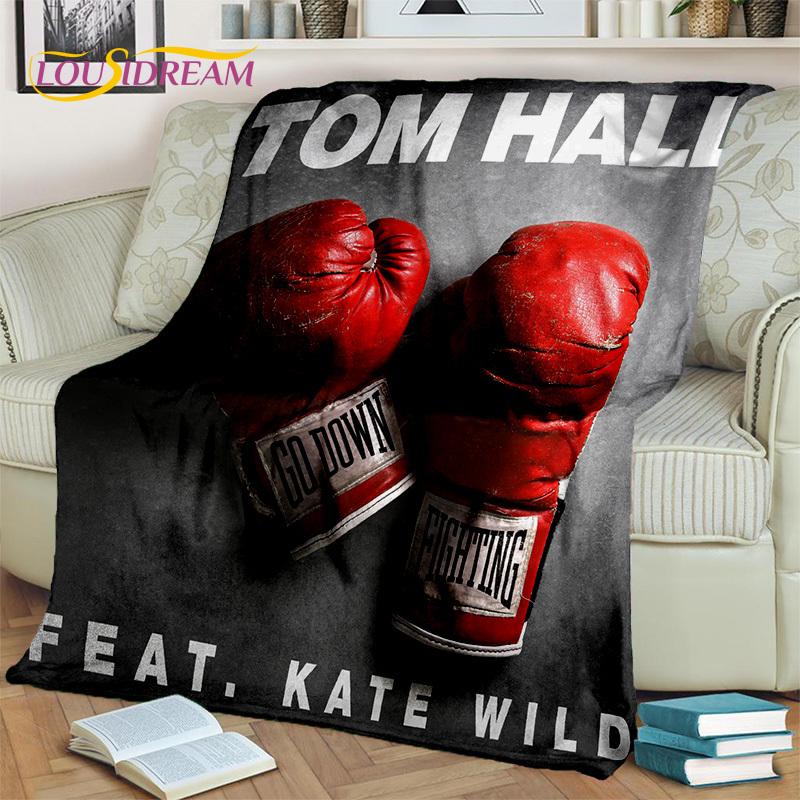 Boxing Gloves 3D Boxer Fight HD Blanket,Soft Throw Blanket for Home Bedroom Bed Sofa Picnic Travel Office Rest Cover Blanket Kid