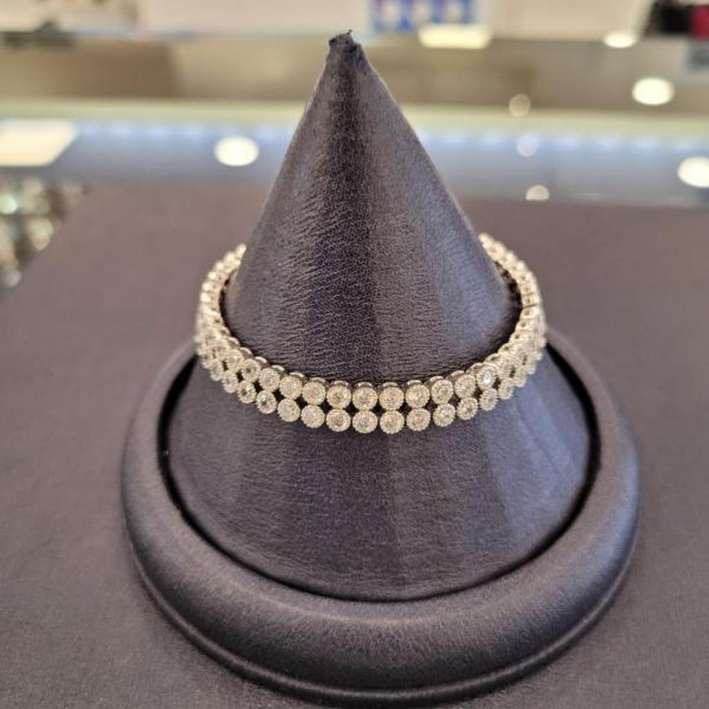 Atria Double Chain Tennis B Bracelet AAABATN0002WHF