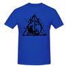 Funny Deathly Hallow Wizard Magic Witchy Unisexs Printed Tshirt Unisex T Shirtblack