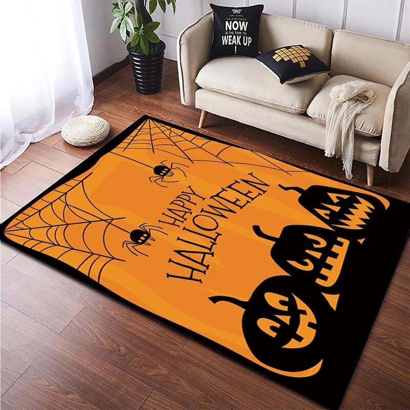 Halloween New Year Gift HD Printing Area Carpet, Living Room Sofa Decorative Carpet, Anti-skid Mat, Alfombras Direct Shipment