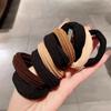 10pcs Elastic Solid Color Hair Bands for Women, Simple Basic Fashion Headwear, High Stretch Hair Ties