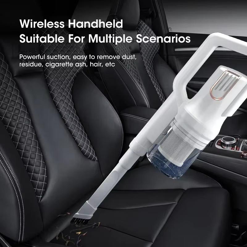 5KPa Wireless Handheld Vacuum Cleaner with High Suction Power Low Noise Multifunctional Design for Home Car and Household Use