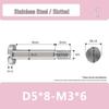 Single-Slot Stainless Steel M3*D4D5 Shoulder Head Bolt with Smooth Shank and Partial Thread