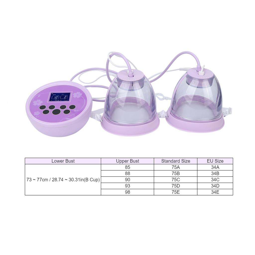 Elektrische Brustmassage zu Hause Unterdruckvibration Wiederaufladbare Brustmassage B-Cup