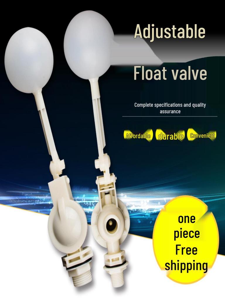4-Point Adjustable Plastic Float Valve for Water Tanks