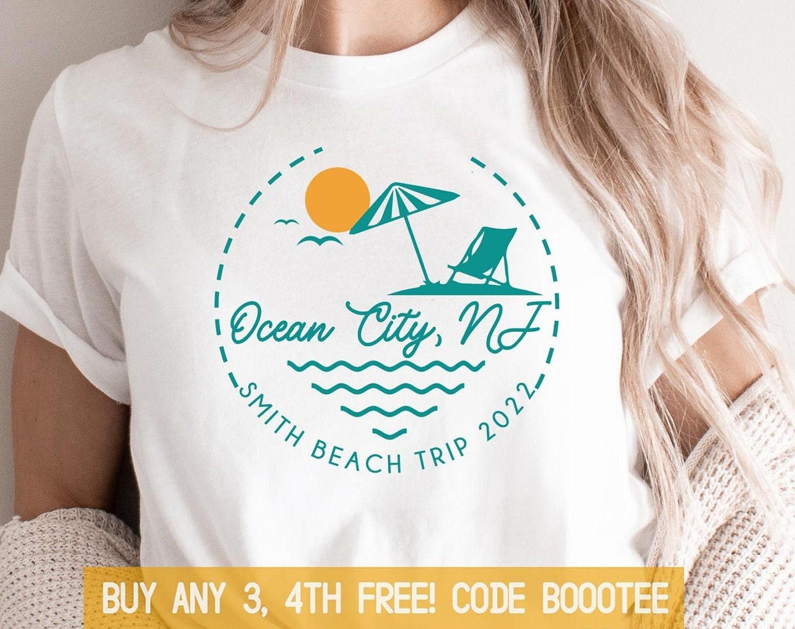 Custom Beach Vacation Shirts: Personalized Matching Family Shore Trip T-Shirts XL