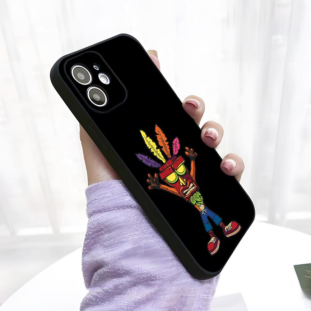 

C-Crash B-Bandicoot Phone Case For IPhone 17 Pro Max 15 Pro 16 14 Plus 12 13 Mini 11 Pro Shockproof Soft Cover iPhone 17Pro