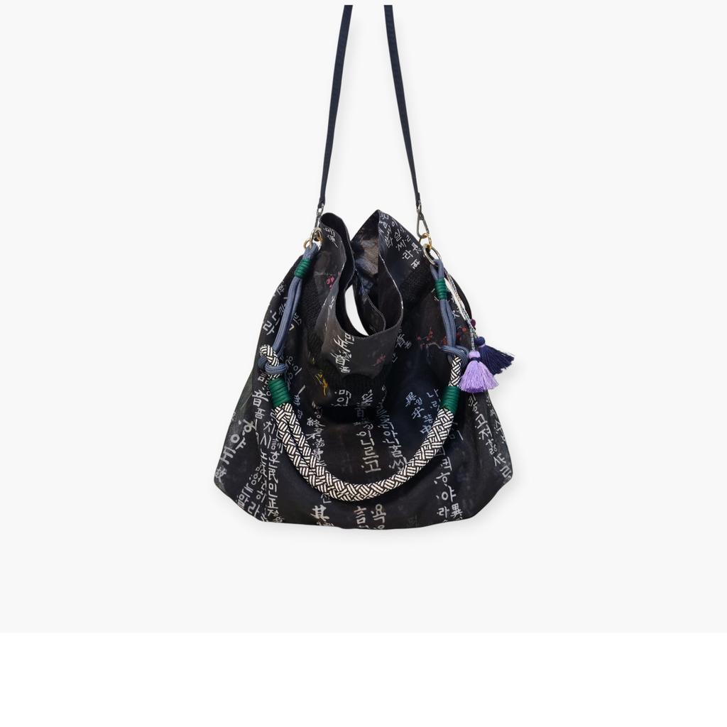 Korean Fabric Hunminjeongeum 3-Way Transform Bag
