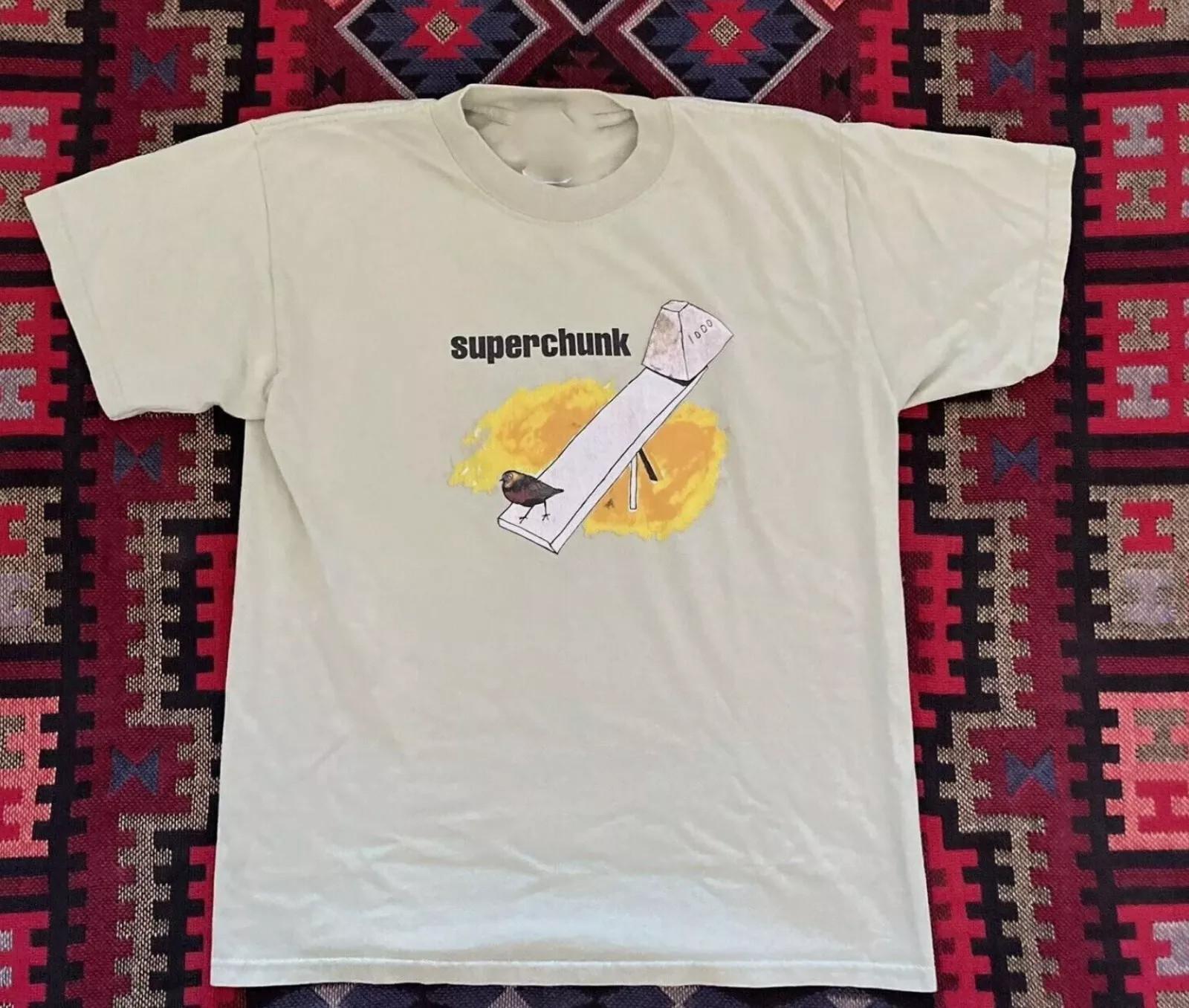 

SUPERCHUNK Футболка с графическим принтом для фанатов Мужские Женские Топ Полный размер S-4XL 2XL