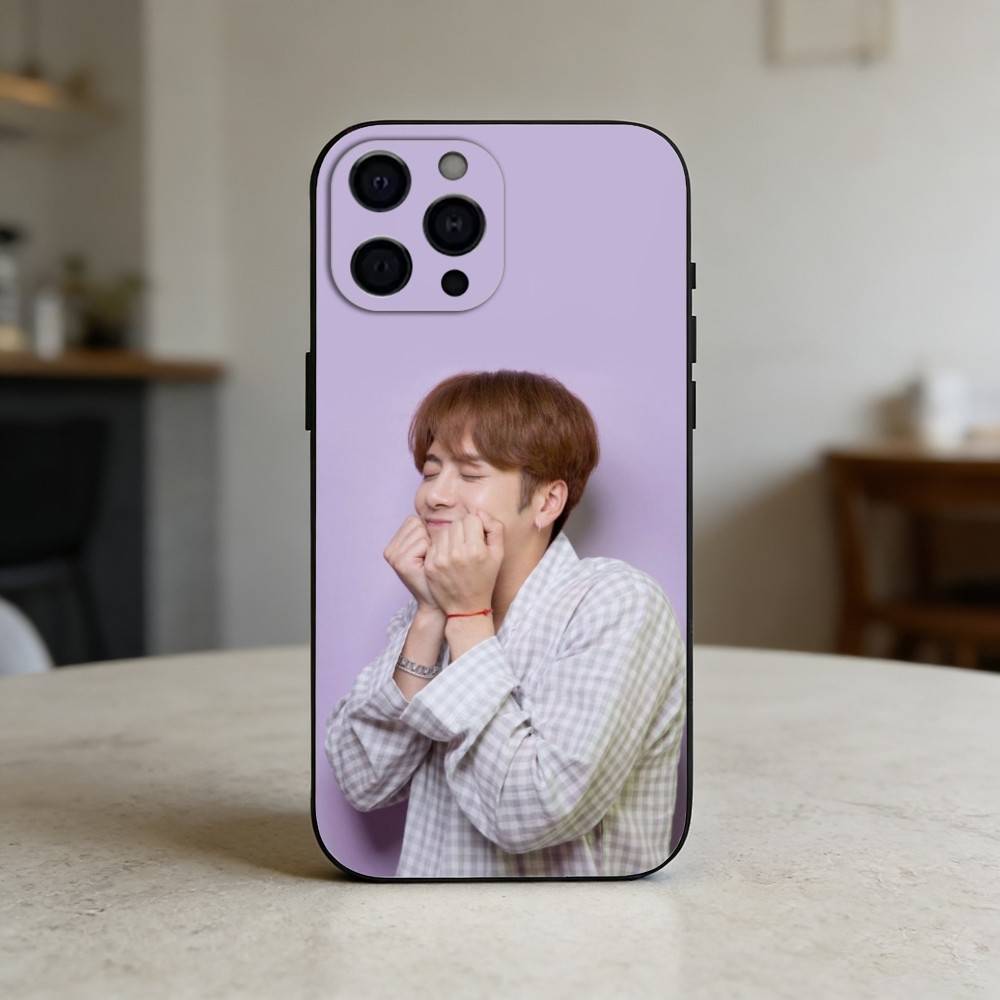 J-Jackson Wang Phone Case For iPhone 17,16,15,14,13,12,11 Plus,Pro Max,SE4Soft Silicone Black Cover