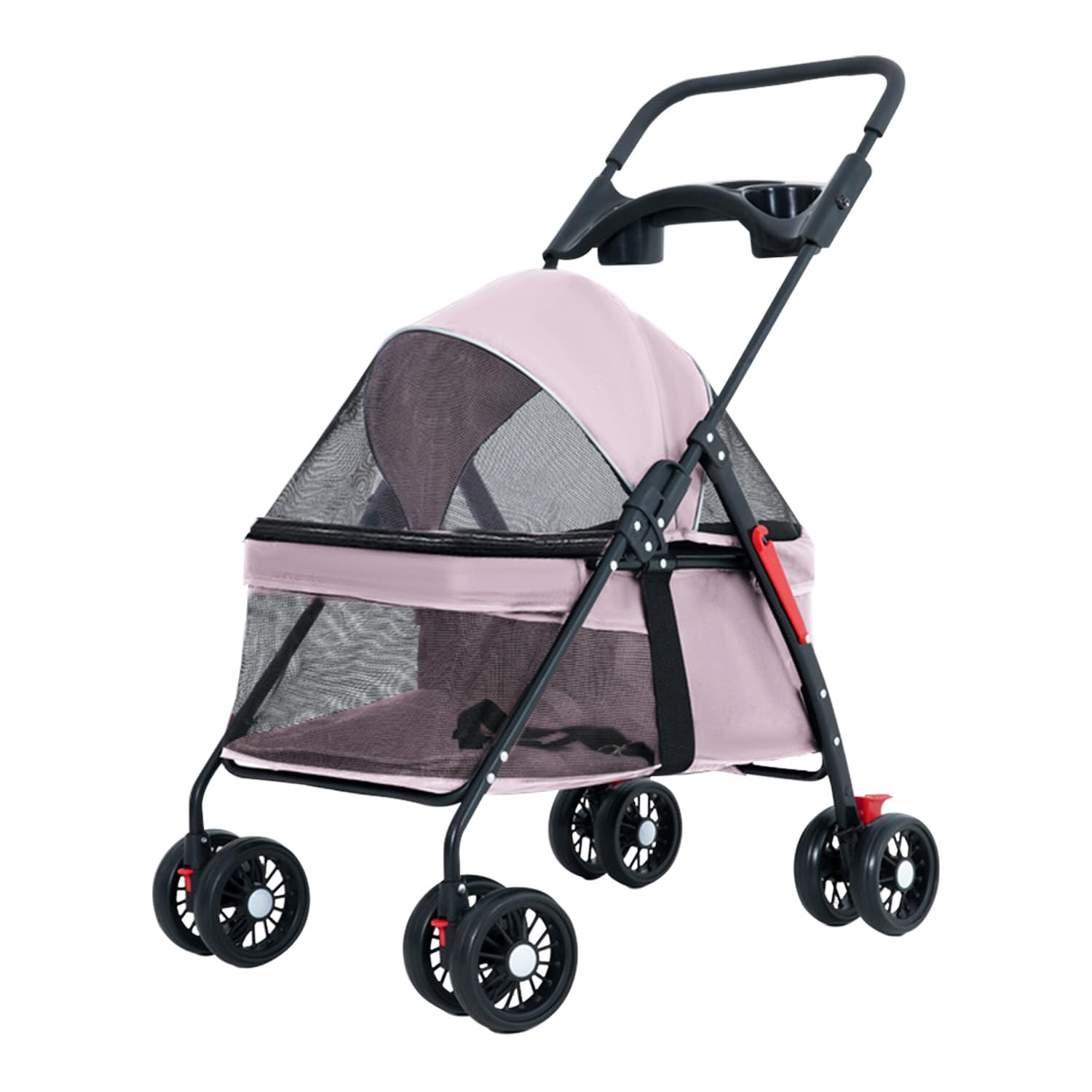 

AOVOCO Pet 4 Dog Dog Small Medium Air Dog Cart Bag Dog Cart Dog Pet Cat Pink Cart, Wheels, Buggy, Cart, Lightweight, Dogs, Dogs, Buggy, Included, розовый