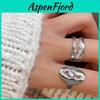 Elegante Ringe im koreanischen Stil, geometrisch, aus S925 Sterlingsilber für modische Frauen