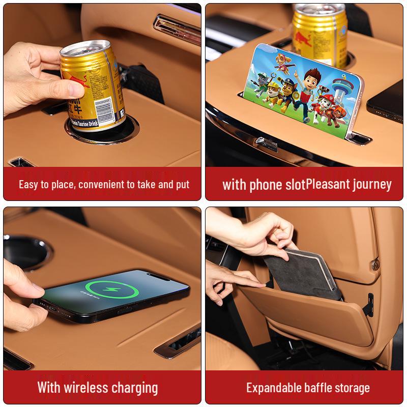 Chery iCAR V27 Rear Seat Tray & Wireless Charger