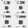 Anti-Theft Cabinet Password Locks Zinc Alloy Window Stoppers New Combination Coded Lock  Door